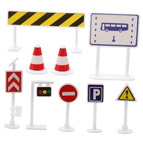 VICASKY 1 Satz Mini Verkehrszeichen Spielzeugset für Pädagogisches mit Straßenschildern und Ampeln für Kreatives Rollenspiel für Kindergärten und Frühe Bildungseinrichtungen VICASKY 1 Satz Mini Verkehrszeichen Spielzeugset für Pädagogisches mit Straßenschildern und Ampeln für Kreatives Rollenspiel für Kindergärten und Frühe Bildungseinrichtungen von VICASKY