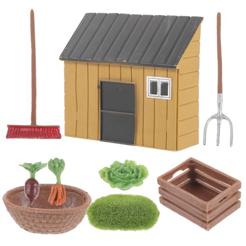 VICASKY Miniatur-bauernhaus- -Set – Plastik-spielzeughaus Mit Garten-Requisiten Gemüsegarten-zubehör Für Kinder Realistisches Mini-Modell- Für Zuhause VICASKY Miniatur-bauernhaus- -Set – Plastik-spielzeughaus Mit Garten-Requisiten Gemüsegarten-zubehör Für Kinder Realistisches Mini-Modell- Für Zuhause von VICASKY