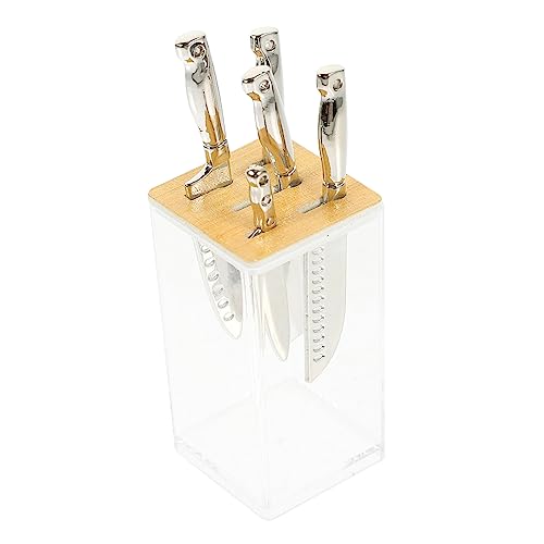 VICASKY 1satz Miniatur Küchenzubehör Transparentes Puppenhaus Küchenutensilien Mit Mini Cutter Modellen Für Kreative Dekoration Und Spielmöglichkeiten von VICASKY