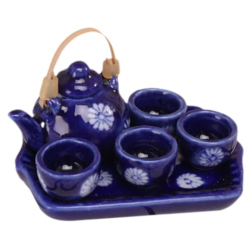 VICASKY 1 Satz Miniatur-Teeservice aus Keramik Party Zubehör für Puppenhäuser Puppendekor kleine Kunstpflanzen Figur puppenhauszubehör Keramik Tee-Set Mini-Teetasse Szenenstütze VICASKY 1 Satz Miniatur-Teeservice aus Keramik Party Zubehör für Puppenhäuser Puppendekor kleine Kunstpflanzen Figur puppenhauszubehör Keramik Tee-Set Mini-Teetasse Szenenstütze von VICASKY