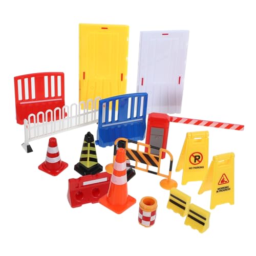 VICASKY 1 Satz Miniatur-verkehrssperre Zeichen Fliesen Auto Sensorisches Für Mini- Bausteine Konstruktionsspielzeug Käfig Blockierung Ampel Straße Plastik VICASKY 1 Satz Miniatur-verkehrssperre Zeichen Fliesen Auto Sensorisches Für Mini- Bausteine Konstruktionsspielzeug Käfig Blockierung Ampel Straße Plastik von VICASKY