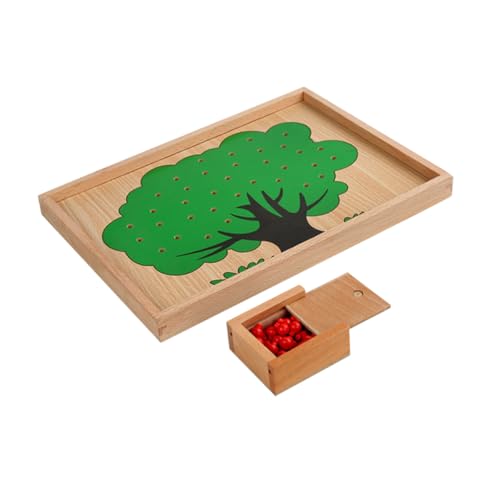 VICASKY Montessori Spielzeug Holzspielzeug Zur Zählung Für Junge Mädchen Lernhilfe Für Vorschulkinder Sicheres Und Langlebiges Zählspielzeug Mathe-lernhilfe Für Kreative von VICASKY