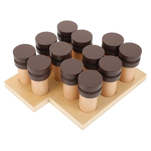 VICASKY 1 Satz Montessori Lernspielzeug für Duftflaschen Holzspielzeug Kreativität und Kognitiven Fähigkeiten bei Kleinkindern und Vorschulkindern Sicheres Material Langlebig für VICASKY 1 Satz Montessori Lernspielzeug für Duftflaschen Holzspielzeug Kreativität und Kognitiven Fähigkeiten bei Kleinkindern und Vorschulkindern Sicheres Material Langlebig für von VICASKY