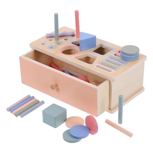 VICASKY 1 Satz Montessori Sortierspielzeug Holzspielzeug für Kleinkinder zur Farberkennung und Formsortierung Interaktives Lernspielzeug für Frühkindliche Bildung und Motorische VICASKY 1 Satz Montessori Sortierspielzeug Holzspielzeug für Kleinkinder zur Farberkennung und Formsortierung Interaktives Lernspielzeug für Frühkindliche Bildung und Motorische von VICASKY