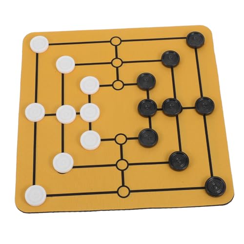 VICASKY Ihre Spielesammlung: 1pc Neun-Mann-Schachbrett Strategisch für Alter von VICASKY