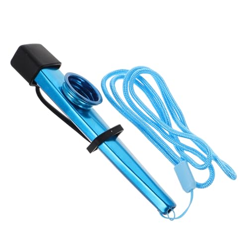 VICASKY 1 Satz Musikalisches Für Performance-Musikinstrument Haushalts-kazoos Zuverlässiger Kazoo Kazoos Musikinstrument Kazoos Für Den Anfang Kazoo- Metall Blue von VICASKY