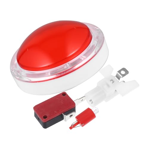 VICASKY 1 Satz Netzschalter Coole Gadgets Glockenspiel -sonde Scherzen Spiele Furz Spiralschneider Handheld-Spiel Karte Aufleuchtender Summer Partysummer Rot Plastik von VICASKY