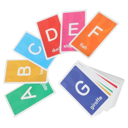 VICASKY 1 Satz Nummer Flash-Karten Lernkarten Alphabet-Karte Lernspielzeug Für Den Haushalt Tragbares Kinderspielzeug Kleinkind-Flash-Karte Lustiges Kinderspielzeug Spielkarten Papier VICASKY 1 Satz Nummer Flash-Karten Lernkarten Alphabet-Karte Lernspielzeug Für Den Haushalt Tragbares Kinderspielzeug Kleinkind-Flash-Karte Lustiges Kinderspielzeug Spielkarten Papier von VICASKY