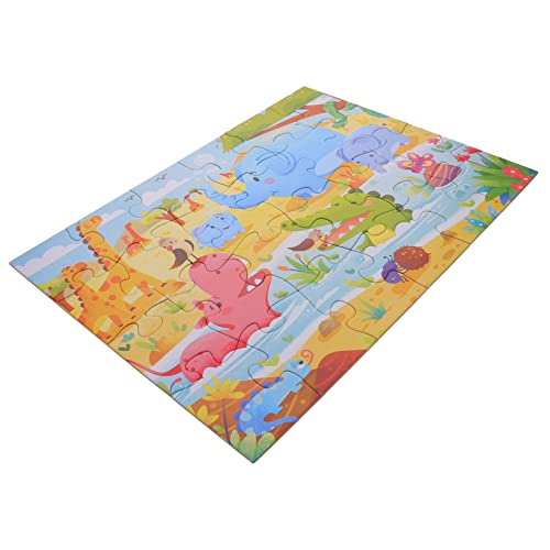 VICASKY 1 Satz Papierpuzzle für Lernspielzeug für Jungen Jahren Fördert Logisches Hand Augen Koordination und Formenverständnis Sicheres und Langlebiges Material Tiermotive für von VICASKY