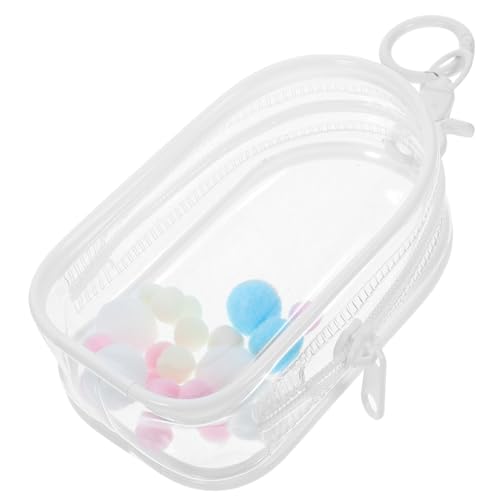 VICASKY 1 Satz Puppen Aufbewahrungstasche aus PVC mit Design und Hängeverschluss für Puppen und Puppenkleidung Tragbar und Schützend für Sammler von VICASKY