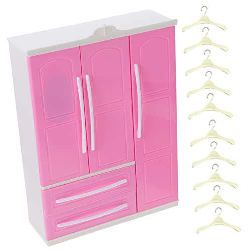 VICASKY 1 Satz Puppenkleiderschrank Puppenkleidung Puppenhaus Puppengarderobe Mädchen für kinderspielzeug kleiderständer Mini-Kleiderbügel Mini-Hausverzierung Plastik Rosy VICASKY 1 Satz Puppenkleiderschrank Puppenkleidung Puppenhaus Puppengarderobe Mädchen für kinderspielzeug kleiderständer Mini-Kleiderbügel Mini-Hausverzierung Plastik Rosy von VICASKY