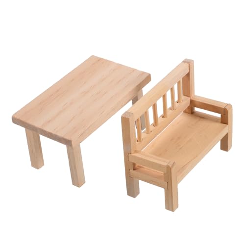 VICASKY 1 Satz Puppenstubentisch Und Stühle Luxushamster Indoor-Hamster Luxuriöse Dekoration Kleines Tischpuppenhaus Haushalt Farbdekoration Einstellbar Mini-plüschtiere Mini-Hamster Holz VICASKY 1 Satz Puppenstubentisch Und Stühle Luxushamster Indoor-Hamster Luxuriöse Dekoration Kleines Tischpuppenhaus Haushalt Farbdekoration Einstellbar Mini-plüschtiere Mini-Hamster Holz von VICASKY