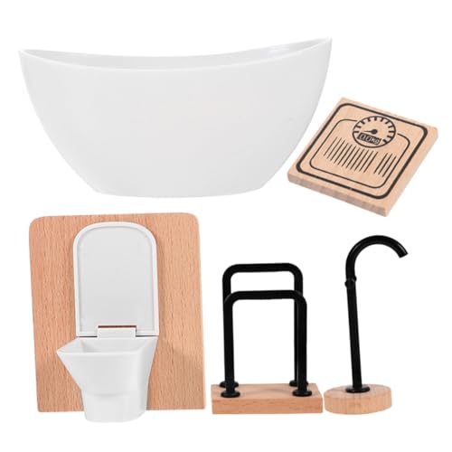 VICASKY Puppenhaus Badezimmer Zubehör Kit Miniatur Möbel Set Für 112 Puppenhäuser VICASKY Puppenhaus Badezimmer Zubehör Kit Miniatur Möbel Set Für 112 Puppenhäuser von VICASKY