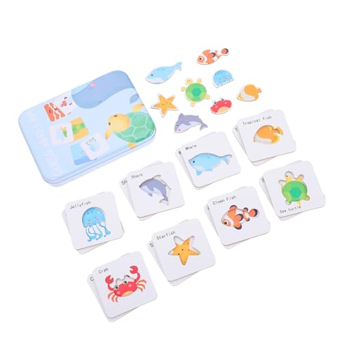 VICASKY 1 Satz Puzzle Bildungsspielzeug Für Formerkennungsspielzeug Geist Eltern-Kind-Spiel Interaktives Spielbrett Logisches Trainingsspielzeug Wörter Lernkarten Holz VICASKY 1 Satz Puzzle Bildungsspielzeug Für Formerkennungsspielzeug Geist Eltern-Kind-Spiel Interaktives Spielbrett Logisches Trainingsspielzeug Wörter Lernkarten Holz von VICASKY