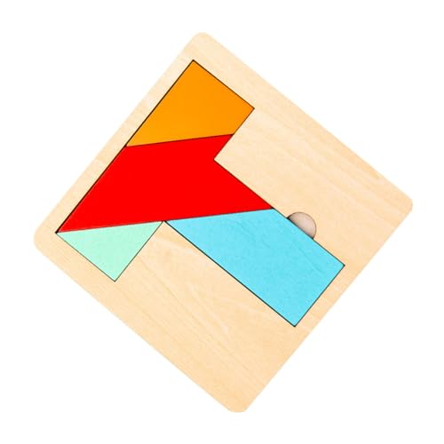 VICASKY 1 Satz Puzzle für Formen Matching Bausteine Kreatives Lernspielzeug für Frühe Sicheres und Glattes Design Fördert Kreativität und Vorstellungskraft von VICASKY