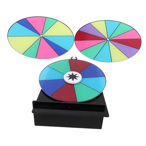VICASKY 1 Satz -Roulette Drehrad Veranstaltung Drehplatte partyspiel Bastel Drehplatte Luftauslass Lautsprecher hängendes Spinnrad Mini-Spinnrad Gewinnrad mit Markierung Spielrad Acryl von VICASKY