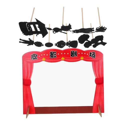 VICASKY 1 Satz Schattenspielspielzeug interaktives schattenspiele für weihnachtliche Fingerpuppen Schattenhandpuppen Schattenpuppe DIY Puppentheater PVC von VICASKY
