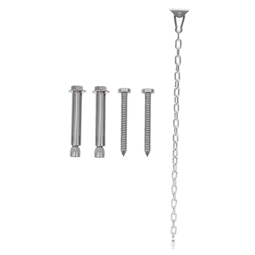 VICASKY 1 Satz Schaukelhaken edelstahlhaken edelstahlketten Hängemattenschaukel aus Seil Hängemattenfeder Heavy Duty Schaukelbefestigungsketten Aufhängehaken Rostfreier Stahl Silver VICASKY 1 Satz Schaukelhaken edelstahlhaken edelstahlketten Hängemattenschaukel aus Seil Hängemattenfeder Heavy Duty Schaukelbefestigungsketten Aufhängehaken Rostfreier Stahl Silver von VICASKY
