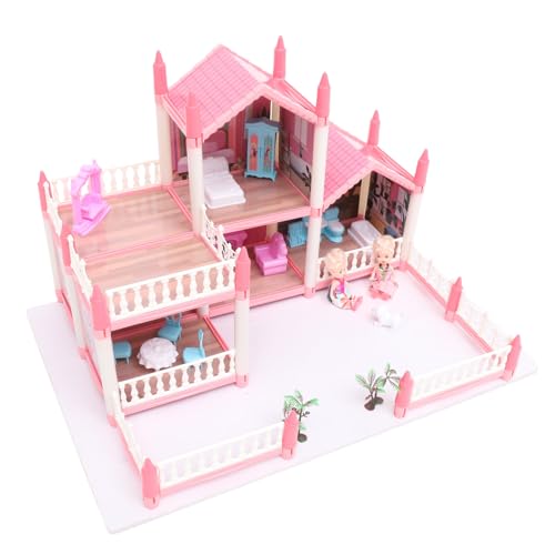 VICASKY 1 Satz Schloss kinderspielzeug für Educational Toys raumdeko Montage von Burgmodellen zusammenbauen Plastik Rosa VICASKY 1 Satz Schloss kinderspielzeug für Educational Toys raumdeko Montage von Burgmodellen zusammenbauen Plastik Rosa von VICASKY