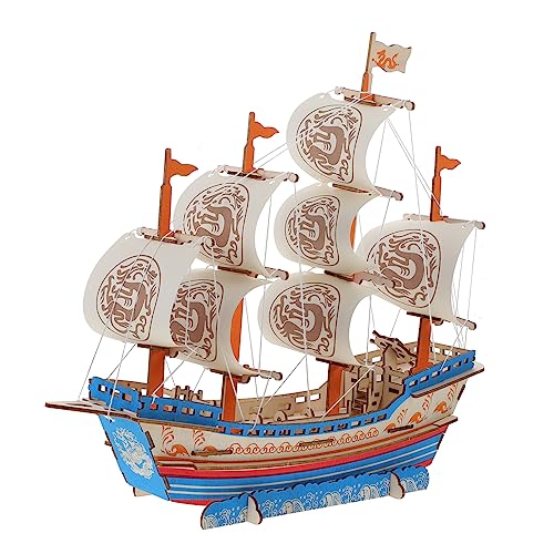 VICASKY 1 Satz Segelmodell Boote Modellbausätze nautisch Piratenschmuck Mini inneneinrichtung Home Decor modellboot Hobby-Kits für Erwachsene 3D-Puzzles für Erwachsene Holz VICASKY 1 Satz Segelmodell Boote Modellbausätze nautisch Piratenschmuck Mini inneneinrichtung Home Decor modellboot Hobby-Kits für Erwachsene 3D-Puzzles für Erwachsene Holz von VICASKY
