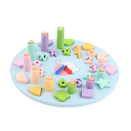 VICASKY 1 Satz Shape-to-Board-Uhr Frühpädagogisches Gedächtnistrainingsspielzeug in Passender Form Bausteinspielzeug Pädagogisches Für Blue Hölzern VICASKY 1 Satz Shape-to-Board-Uhr Frühpädagogisches Gedächtnistrainingsspielzeug in Passender Form Bausteinspielzeug Pädagogisches Für Blue Hölzern von VICASKY