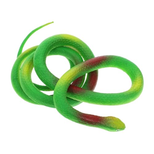 VICASKY 1 Satz Simulation Snake Toy mit Clip Realistische Schlange für Streiche und Partys Grüne Schlange mit Schnur für Halloween und Outdoor Spaß VICASKY 1 Satz Simulation Snake Toy mit Clip Realistische Schlange für Streiche und Partys Grüne Schlange mit Schnur für Halloween und Outdoor Spaß von VICASKY