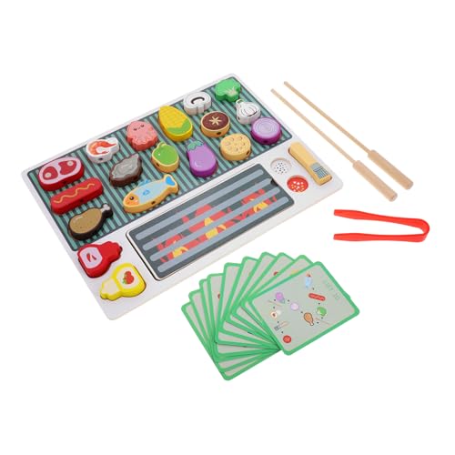 VICASKY 1 Satz Simulations-Grillspielzeug für Kindergrill BBQ Grill Zubehör küche Grill Rollenspiel Holzgrill für Holzspielzeug VICASKY 1 Satz Simulations-Grillspielzeug für Kindergrill BBQ Grill Zubehör küche Grill Rollenspiel Holzgrill für Holzspielzeug von VICASKY