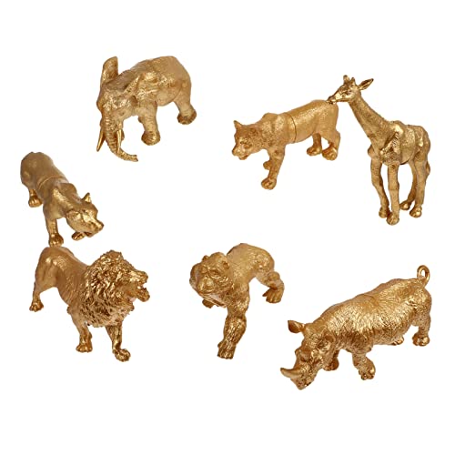 VICASKY 1 Satz Simulationstiermodell Dschungel Tierfiguren Tiermodell für Desktop - tierisches Ausstellungsmodell tierische Desktop-Dekoration Simulation Tiermodell PVC Golden VICASKY 1 Satz Simulationstiermodell Dschungel Tierfiguren Tiermodell für Desktop - tierisches Ausstellungsmodell tierische Desktop-Dekoration Simulation Tiermodell PVC Golden von VICASKY