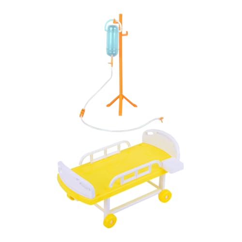 VICASKY 1 Satz Simuliertes medizinisches Bett Puppe Arztkoffer Rollenspiel Arztset Arztspielzeug Simulationsspielzeug für Infusionsflaschen Plastik VICASKY 1 Satz Simuliertes medizinisches Bett Puppe Arztkoffer Rollenspiel Arztset Arztspielzeug Simulationsspielzeug für Infusionsflaschen Plastik von VICASKY