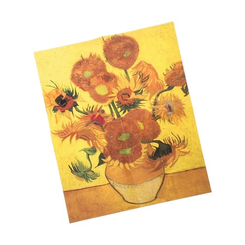 VICASKY 1 Satz Sonnenblumen-Puzzle für Erwachsene kognitives für Rätsel für Erwachsene Sonnenblumenmuster-Designrätsel Papier Yellow VICASKY 1 Satz Sonnenblumen-Puzzle für Erwachsene kognitives für Rätsel für Erwachsene Sonnenblumenmuster-Designrätsel Papier Yellow von VICASKY