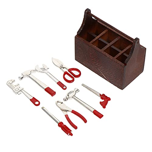 VICASKY 1 Satz Spielhaus Gadget für Miniaturholzmöbel zubehör puppenhaus Miniaturhandwerkzeug Toys Mini-Werkzeugsatz Miniatur-Zubehör Legierung Brown VICASKY 1 Satz Spielhaus Gadget für Miniaturholzmöbel zubehör puppenhaus Miniaturhandwerkzeug Toys Mini-Werkzeugsatz Miniatur-Zubehör Legierung Brown von VICASKY