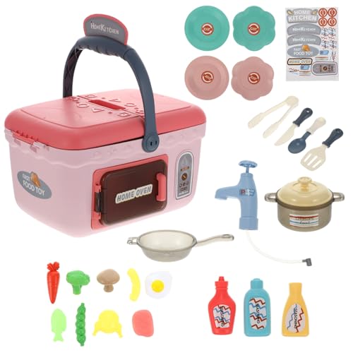 VICASKY 1 Satz Spielhaus Kind Kochen Essen Vorgeben Picknick- Simulationsbesteck Grillspielzeug Kochspielzeug Simulation Küchenspielzeug Grillkochkoffer Plastik Rosa VICASKY 1 Satz Spielhaus Kind Kochen Essen Vorgeben Picknick- Simulationsbesteck Grillspielzeug Kochspielzeug Simulation Küchenspielzeug Grillkochkoffer Plastik Rosa von VICASKY