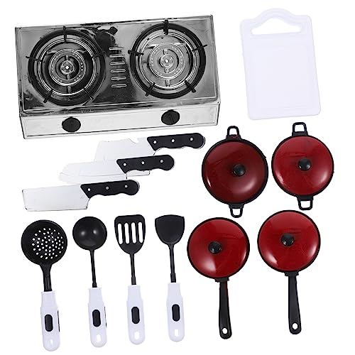 VICASKY 1 Satz Spielhaus Küchenutensilien Kleinkindspielzeug Mikrospielzeug Backset kinderküche küchenspielzeug für Imitiertes Kochspielzeug Kochen PVC rot VICASKY 1 Satz Spielhaus Küchenutensilien Kleinkindspielzeug Mikrospielzeug Backset kinderküche küchenspielzeug für Imitiertes Kochspielzeug Kochen PVC rot von VICASKY