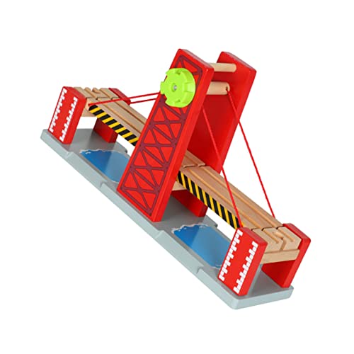 VICASKY 1 Satz Spur Bahngleisbrücken Eisenbahnbrücke Zugbrücke Aus Holz Plastik Rot VICASKY 1 Satz Spur Bahngleisbrücken Eisenbahnbrücke Zugbrücke Aus Holz Plastik Rot von VICASKY