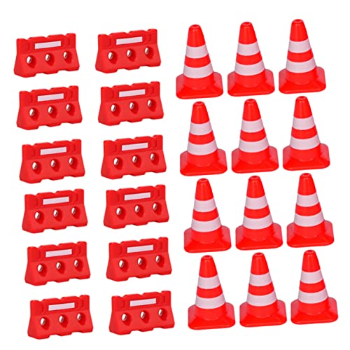 VICASKY 1 Satz Straßenschild Barrikade Fußballkegel zum Training Hindernis Kran Sportkegel verkehrserziehung verkehrsschilder Straßensperren Kinderspielzeug Plastik rot VICASKY 1 Satz Straßenschild Barrikade Fußballkegel zum Training Hindernis Kran Sportkegel verkehrserziehung verkehrsschilder Straßensperren Kinderspielzeug Plastik rot von VICASKY