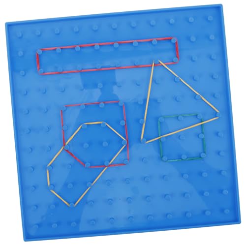 VICASKY 1 Satz Studenten-pinnwand Pädagogisches Geoboard- Steckbrett Pädagogische Stütze Für Stammlernspielzeug Vorschul-geoboard Mathematisches Lernspielzeug Plastik VICASKY 1 Satz Studenten-pinnwand Pädagogisches Geoboard- Steckbrett Pädagogische Stütze Für Stammlernspielzeug Vorschul-geoboard Mathematisches Lernspielzeug Plastik von VICASKY
