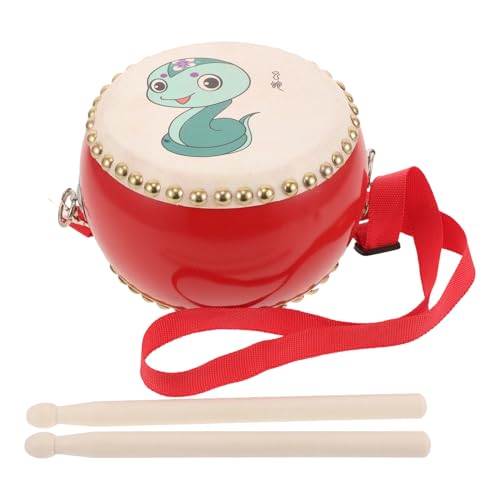 VICASKY 1 Satz Tambourin Handtrommel Schlagzeug für musikinstrumente Sicheres für Drumsticks für Kleinkinder Schlaginstrument Mini-Tamburin PVC von VICASKY