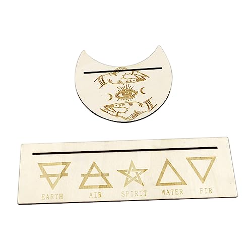 VICASKY 1 Satz Tarotkartenhalter Leer Halterungen Für Die Anzeige Von Tarotkarten Anfänger Steht Decks Stand Kartenspiel Ornament-präsentationsständer Tarot-altarständer Dekorativ Holz VICASKY 1 Satz Tarotkartenhalter Leer Halterungen Für Die Anzeige Von Tarotkarten Anfänger Steht Decks Stand Kartenspiel Ornament-präsentationsständer Tarot-altarständer Dekorativ Holz von VICASKY