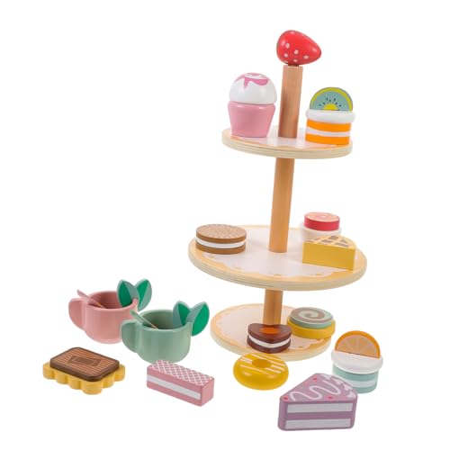 VICASKY 1 Satz Teeservice für Kinder Cupcake-Spielzeug für die Küche Cupcake-Party-Spiel für Mädchen Kinderspielzeug küchenspielzeug für Kinder Schmücken Nootropikum gefälschter Cupcake von VICASKY