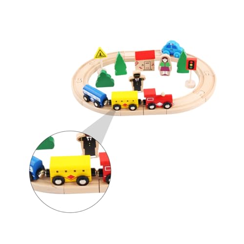 VICASKY 1 Satz Teiliges Set Puzzle Verwandlungsfähiges Holzspielzeug Zug und Schienenfahrzeug Set aus Buchenholz für Jungen für Kreatives und Entwicklung VICASKY 1 Satz Teiliges Set Puzzle Verwandlungsfähiges Holzspielzeug Zug und Schienenfahrzeug Set aus Buchenholz für Jungen für Kreatives und Entwicklung von VICASKY