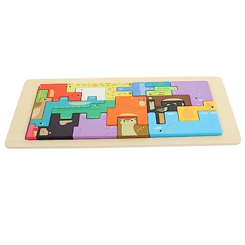 VICASKY 1 Satz Tierblockspielzeug Tierfarm Kleinkind rätsel groß tierisches Rätsel Puzzle Farbkognitionsspielzeug Tierspielzeug aus Holz Lernspielzeug für Kleinkinder Bildungsspielzeug VICASKY 1 Satz Tierblockspielzeug Tierfarm Kleinkind rätsel groß tierisches Rätsel Puzzle Farbkognitionsspielzeug Tierspielzeug aus Holz Lernspielzeug für Kleinkinder Bildungsspielzeug von VICASKY