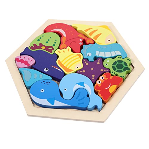 VICASKY 1 Satz Tierkognitives Puzzle Rätsel Tiere Tierblock-Puzzle für Kindergartenkinder -Geometrie- tierisches Holzpuzzle Farbkognitionsspielzeug hölzern VICASKY 1 Satz Tierkognitives Puzzle Rätsel Tiere Tierblock-Puzzle für Kindergartenkinder -Geometrie- tierisches Holzpuzzle Farbkognitionsspielzeug hölzern von VICASKY