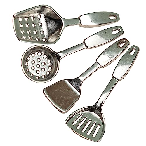 VICASKY 1 Satz Tiny House-Accessoires puppenhauszubehör -Küchenutensilien -Kochgeschirr Mini-Ornamente zum Basteln Küchenminiaturen Miniaturornament Legierung Silver von VICASKY