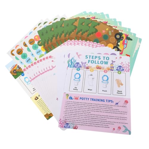 VICASKY 1 Satz Töpfchen-Trainingsdiagramm Belohnungssticker für Belohnungstabelle für das Töpfchentraining Belohnungstabelle für Töpfchentrainingstabelle für, Mädchen VICASKY 1 Satz Töpfchen-Trainingsdiagramm Belohnungssticker für Belohnungstabelle für das Töpfchentraining Belohnungstabelle für Töpfchentrainingstabelle für, Mädchen von VICASKY
