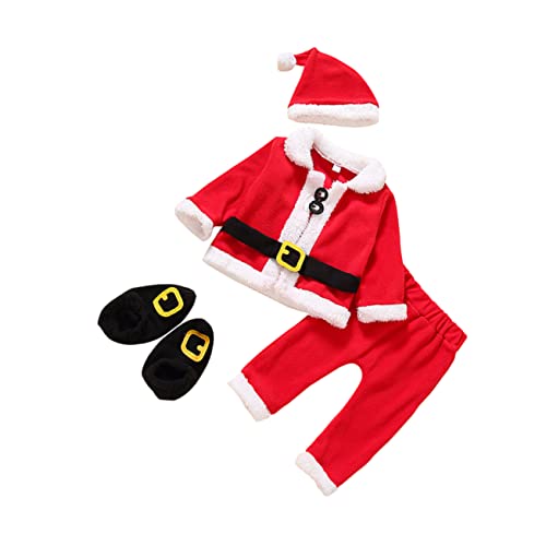 VICASKY 1 Satz Vierteiliges Weihnachtsset Junge verkleiden kostüm Weihnachtsmann-Cosplay-Anzug weihnachtsanzug Kinder weihnachtskleider Kinder Weihnachtskleidung Weihnachtsmann-Kleidung VICASKY 1 Satz Vierteiliges Weihnachtsset Junge verkleiden kostüm Weihnachtsmann-Cosplay-Anzug weihnachtsanzug Kinder weihnachtskleider Kinder Weihnachtskleidung Weihnachtsmann-Kleidung von VICASKY