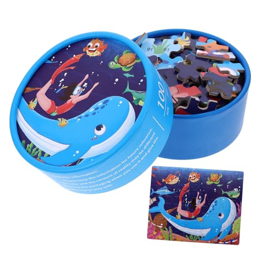 VICASKY 1 Satz Vorschulrätsel für im Alter von 3–9 Jahren aufbwahrungs-Box aufbewahrungskorb verstauungsboxen rätsel Papierpuzzles für Kleinkinder von 3 bis 9 Jahren von VICASKY