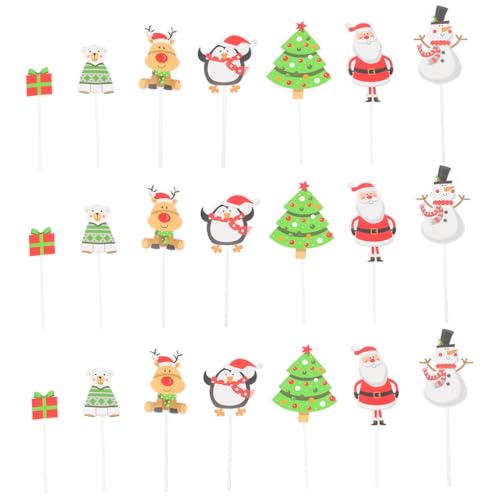 VICASKY 1 Satz Weihnachtskucheneinsatz Weihnachts Cartoon Kuchenaufsätze Tüllen Enthüllen Weihnachtskuchenspieße Weihnachtsdessert Spieße Dessertaufsätze Party Kuchenzubehör 70 Stück VICASKY 1 Satz Weihnachtskucheneinsatz Weihnachts Cartoon Kuchenaufsätze Tüllen Enthüllen Weihnachtskuchenspieße Weihnachtsdessert Spieße Dessertaufsätze Party Kuchenzubehör 70 Stück von VICASKY