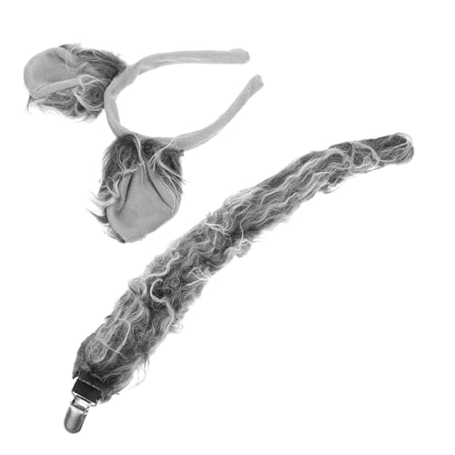 VICASKY 1 Satz Wolf Kostüm Set für Wolf Haarreif und Zubehör für Halloween Cosplay und Partys Tierkostüm für Jungen für Fantasievolles und Maskeraden von VICASKY