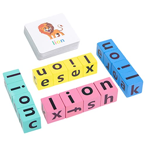 VICASKY 1 Satz Wortbuchstabierspiel entwicklung kindliche entwicklung spielsachen funnytoys Kinderbuchstabe kognitives Englische Wörter Buchstabieren Blöcke hölzern VICASKY 1 Satz Wortbuchstabierspiel entwicklung kindliche entwicklung spielsachen funnytoys Kinderbuchstabe kognitives Englische Wörter Buchstabieren Blöcke hölzern von VICASKY