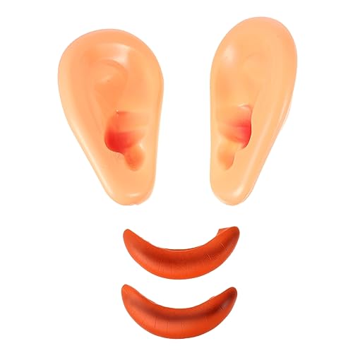 VICASKY 1satz Sausage Mouth Big Ears Cosplay Zubehör Für Halloween Karneval Und Kostümpartys Lustige Verkleidung Requisiten Für Und Scherzspiele von VICASKY